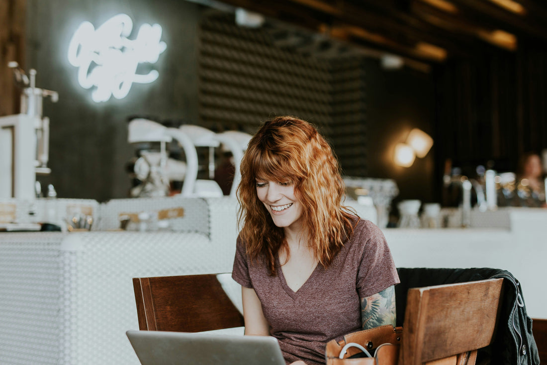small business owner using Google products 